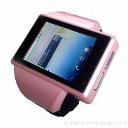 Smart Wristwatch Mobile with GPS/G-sensor/Google's Android 2.2/4GB ROM/2GB RAM/Up to 32GB Capacity